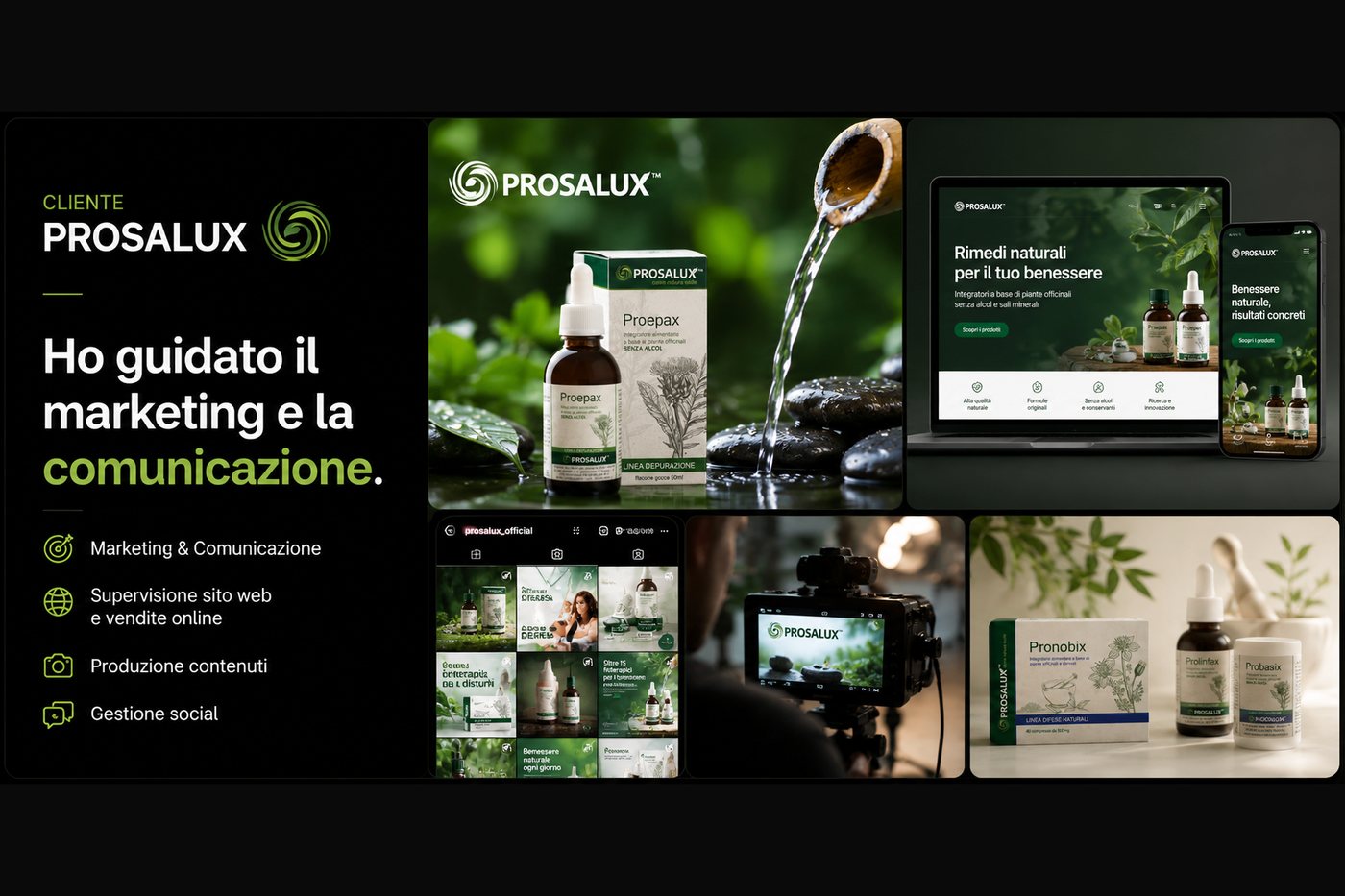 Prosalux — marketing e comunicazione
